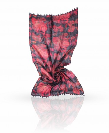 Палантин Женский W-BIGFLOWER/BL